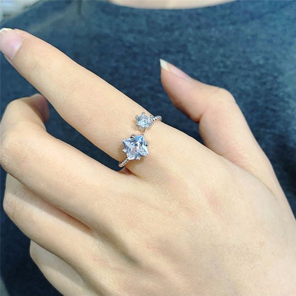 saling openings adjustable 925 sterling silver ring white 5a cubic zirconia square rouns diamond rings jewelry for women ring party valentin, Golden;silver
saling openings adjustable 925 sterling silver ring white 5a cubic zirconia square rouns diamond rings jewelry for women ring party valentin, Golden;silver