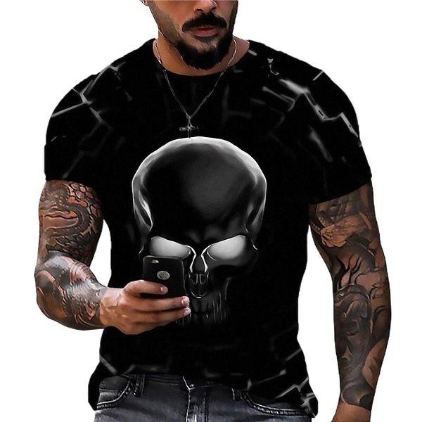 men's tee t shirt shirt 3d print graphic prints skull crew neck daily holiday print short sleeve casual designer big and tall blue bla, White;black
men's tee t shirt shirt 3d print graphic prints skull crew neck daily holiday print short sleeve casual designer big and tall blue bla, White;black