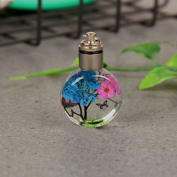 new luminous dried flower butterfly permanent preservation pendant glass ball women necklace pendant, Silver
new luminous dried flower butterfly permanent preservation pendant glass ball women necklace pendant, Silver