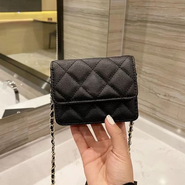classic mini flap wallet with bags caviar leather calfskin tiny card holder quilted matelasse chain cross body shoulder outdoor street
classic mini flap wallet with bags caviar leather calfskin tiny card holder quilted matelasse chain cross body shoulder outdoor street