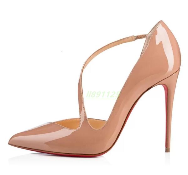 classic sandals designer fashion women brands red a bottom patent leather nude lady high heels for dress wedding size 35-42 with box, Black
classic sandals designer fashion women brands red a bottom patent leather nude lady high heels for dress wedding size 35-42 with box, Black