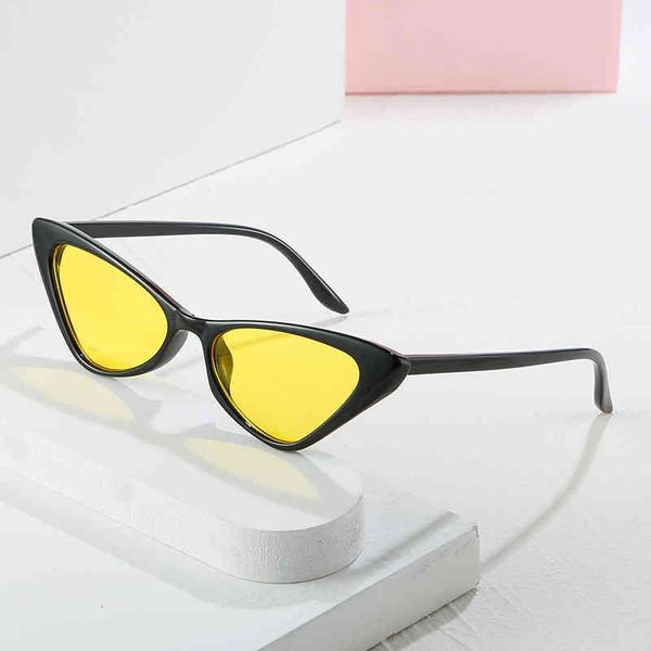 sunglasses small frame cat's eye fashion ins simple personality stripe hip hop show glasses mo1t, White;black
sunglasses small frame cat's eye fashion ins simple personality stripe hip hop show glasses mo1t, White;black