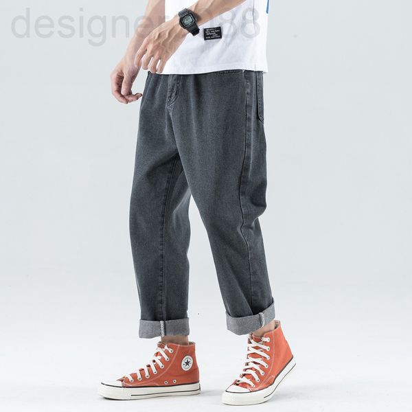 men's jeans designer ins pants men's korean version brand hole wide leg 9-point jeans chic loose straight tube drop feeling daddy, Blue
men's jeans designer ins pants men's korean version brand hole wide leg 9-point jeans chic loose straight tube drop feeling daddy, Blue