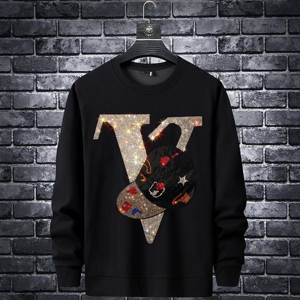 men's hoodies & sweatshirts designer fashion youth diamond sweater men's 2021 new fashion brand handsome long sleeve spring and au, Black
men's hoodies & sweatshirts designer fashion youth diamond sweater men's 2021 new fashion brand handsome long sleeve spring and au, Black