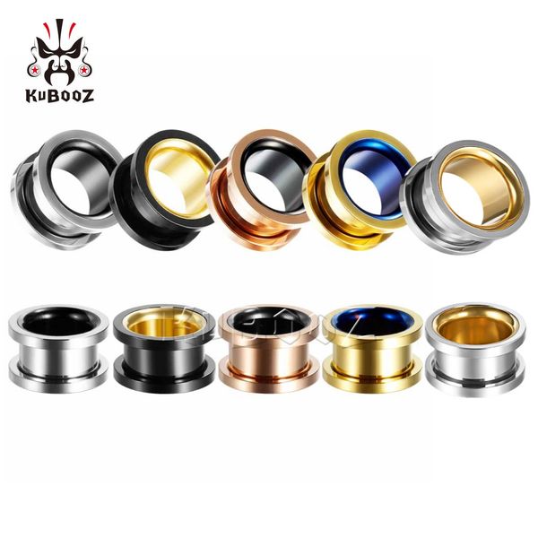 kubooz stainless steel double color ear tunnels plugs gauges piercing stretchers piercing body jewelry 6-30mm 44pcs, Silver
kubooz stainless steel double color ear tunnels plugs gauges piercing stretchers piercing body jewelry 6-30mm 44pcs, Silver