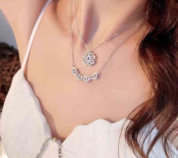 designer gold silver heart love cross necklace mens womans love clover one multi wearing necklace female ins student same light luxury advan
designer gold silver heart love cross necklace mens womans love clover one multi wearing necklace female ins student same light luxury advan