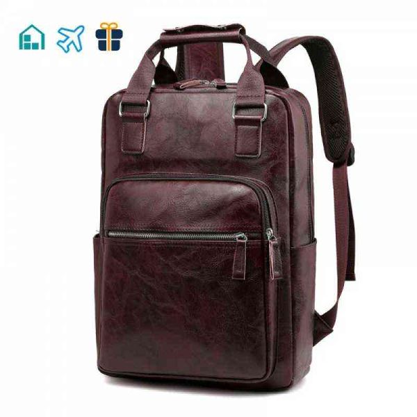 arrival men's luxury leather backpack bag goods vintage brown school backpack for men ready stock 220611
arrival men's luxury leather backpack bag goods vintage brown school backpack for men ready stock 220611