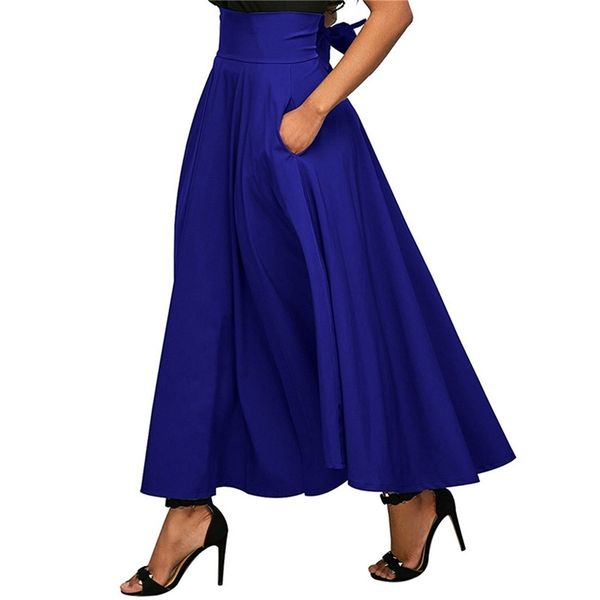 movokaka fashion long maxi skirt women high waist pockets vintage women s skirt summer 2020 bow pleated skirts womens plus size t200712, Black
movokaka fashion long maxi skirt women high waist pockets vintage women s skirt summer 2020 bow pleated skirts womens plus size t200712, Black