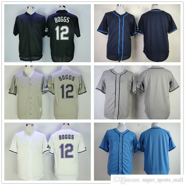 vintage college baseball wears jersey 12 wade boggs blank jerseys men women youth size s--xxxl, Blue;black
vintage college baseball wears jersey 12 wade boggs blank jerseys men women youth size s--xxxl, Blue;black