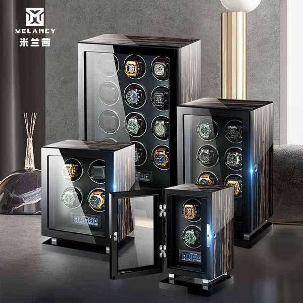 automatic watch winder luxury wood watch safe box fingerprint unlock touch control and interior backlight watches storage box h220512, Black;blue
automatic watch winder luxury wood watch safe box fingerprint unlock touch control and interior backlight watches storage box h220512, Black;blue