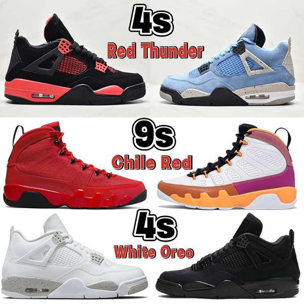 4 4s chile red 9 9s basketball shoes red thunder university blue white oreo shimmer tour yellow black cat cool grey bred patent
4 4s chile red 9 9s basketball shoes red thunder university blue white oreo shimmer tour yellow black cat cool grey bred patent