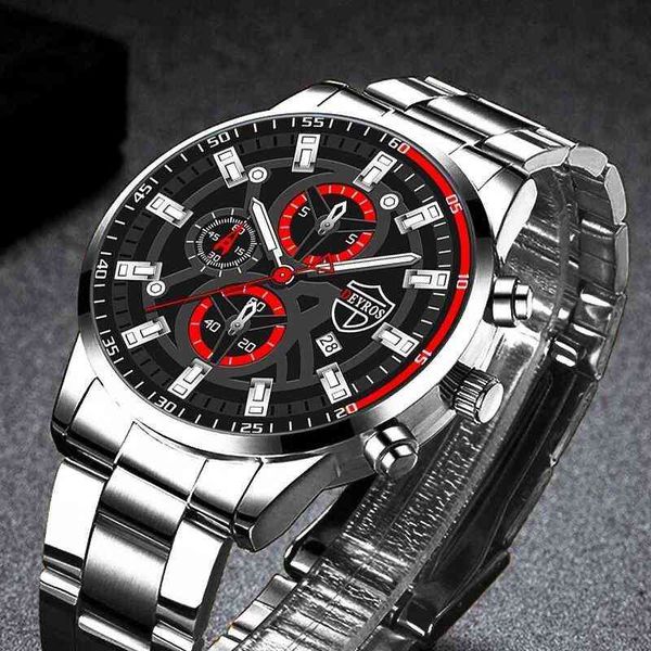 brand mens es fashion men sport stainless steel quartz wrist man clock business casual leather relogio masculino y220707, Slivery;brown
brand mens es fashion men sport stainless steel quartz wrist man clock business casual leather relogio masculino y220707, Slivery;brown