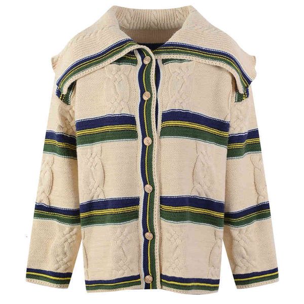 women's knits tees korean fashion loose baby collar big lapel sweater cardigan long sleeve autumn and winter style temperament o9dz, White
women's knits tees korean fashion loose baby collar big lapel sweater cardigan long sleeve autumn and winter style temperament o9dz, White
