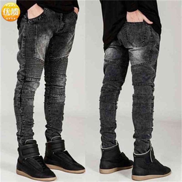 men's jeans men's jeans three dimensional cutting slim elastic leggings motorcycle pants 4j8l, Blue
men's jeans men's jeans three dimensional cutting slim elastic leggings motorcycle pants 4j8l, Blue