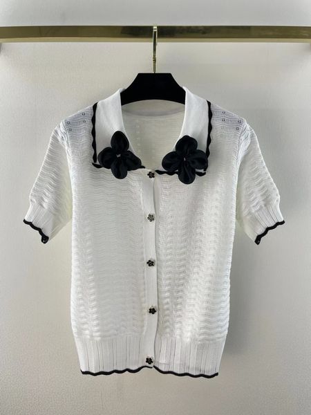 women's knits & tees 2022 summer autumn lapel neck high end jacquard pullovers women's designer sweater 0530-9, White
women's knits & tees 2022 summer autumn lapel neck high end jacquard pullovers women's designer sweater 0530-9, White