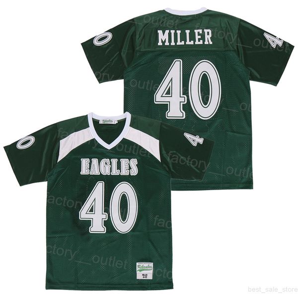 men high school football valley ranch 40 von miller jersey moive hiphop college breathable for sport fans hip hop team color green universit, Black
men high school football valley ranch 40 von miller jersey moive hiphop college breathable for sport fans hip hop team color green universit, Black