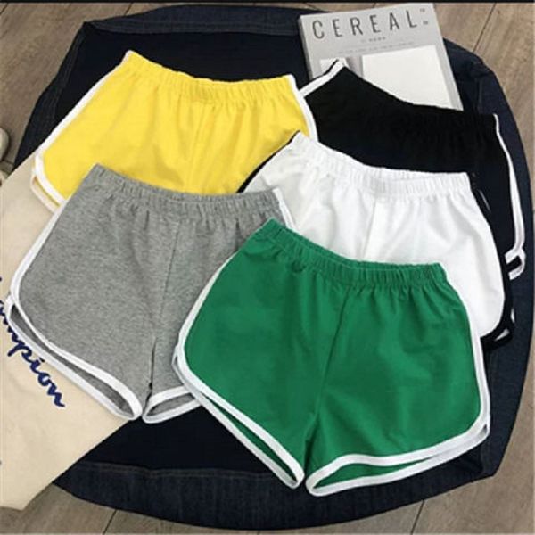 women's shorts casual sports shorts new korean loose fitness leisure running all-match, White;black
women's shorts casual sports shorts new korean loose fitness leisure running all-match, White;black