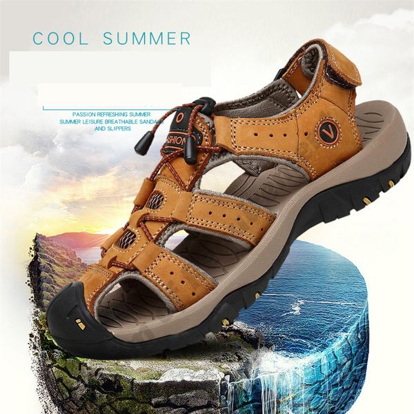 large size sandals men 2022 summer new breathable toe sandal outdoor leisure casual beach shoes head layer cowhide all blue 4, Black
large size sandals men 2022 summer new breathable toe sandal outdoor leisure casual beach shoes head layer cowhide all blue 4, Black