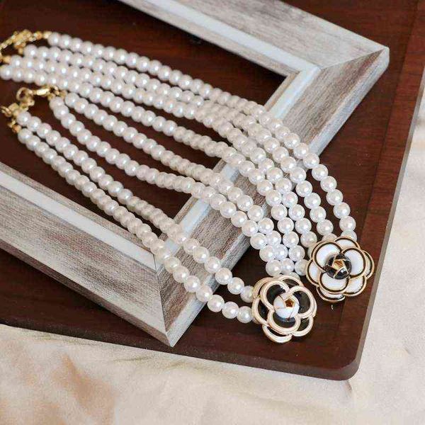 luxury brand pearl camellia necklaces for woman flower two layer woman necklace aa220318, Silver
luxury brand pearl camellia necklaces for woman flower two layer woman necklace aa220318, Silver