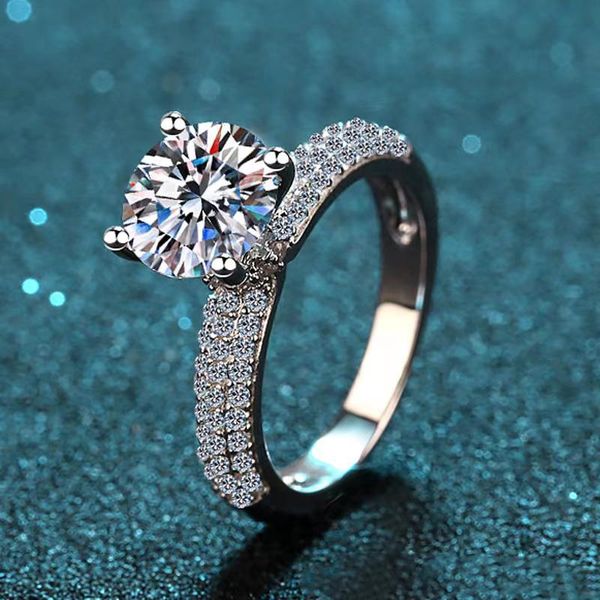cluster rings trendy real 2 d color vvs1 round moissanite diamond ring women jewelry 100% 925 sterling silver with gra certificated, Golden;silver
cluster rings trendy real 2 d color vvs1 round moissanite diamond ring women jewelry 100% 925 sterling silver with gra certificated, Golden;silver