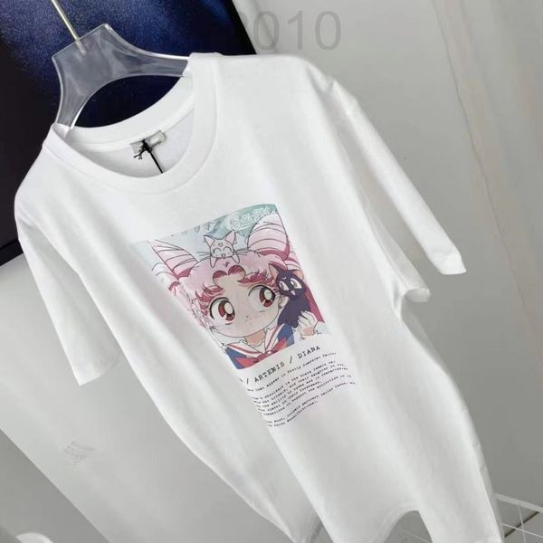 women's t-shirt designer 2022 summer water ice moon beautiful girl print short sleeve star same warrior t-shirt base casual miu son6, White
women's t-shirt designer 2022 summer water ice moon beautiful girl print short sleeve star same warrior t-shirt base casual miu son6, White