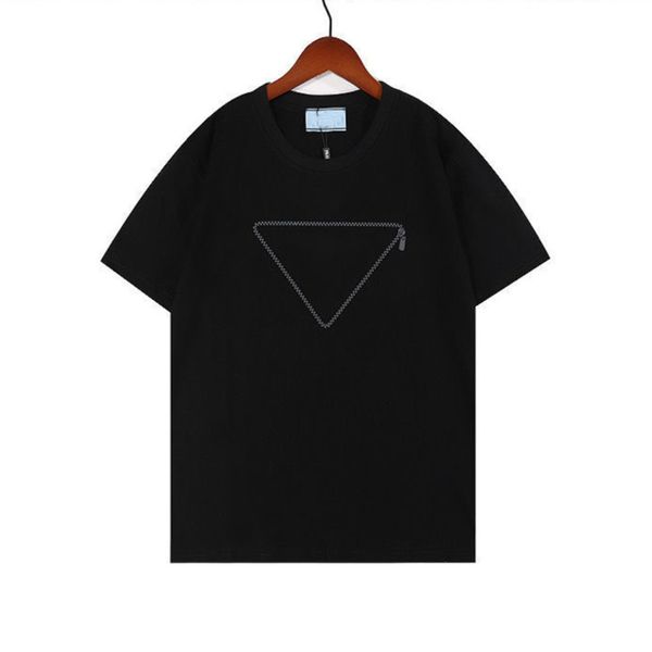 designer mens t shirts luxury summer short sleeve men women tee classic brand p triangle t-shirts senior pure cotton size s-2xl tees gpzx, White;black
designer mens t shirts luxury summer short sleeve men women tee classic brand p triangle t-shirts senior pure cotton size s-2xl tees gpzx, White;black