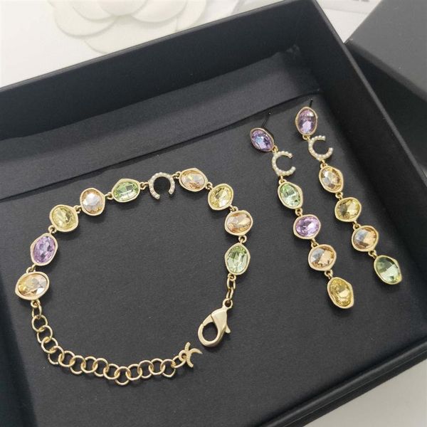 2021 colorful diamond charm bracelet drop earring for women and girl friend wedding jewelry gift engagment have stamp 234r, Silver
2021 colorful diamond charm bracelet drop earring for women and girl friend wedding jewelry gift engagment have stamp 234r, Silver