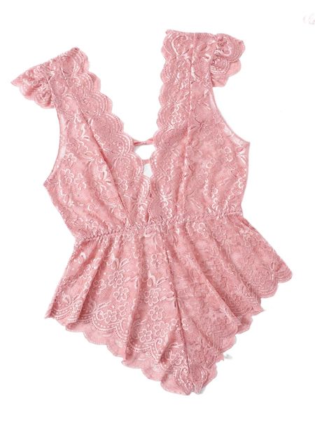 plus sheer lace scallop trim teddy bodysuit u6mc#, Black;white
plus sheer lace scallop trim teddy bodysuit u6mc#, Black;white