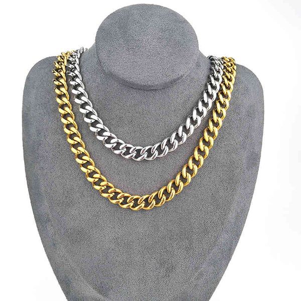 titanium steel cuban hip-hop necklace 9mm wide punk men and women personality thick chain sweater chain stainls steel neck chain, Black
titanium steel cuban hip-hop necklace 9mm wide punk men and women personality thick chain sweater chain stainls steel neck chain, Black