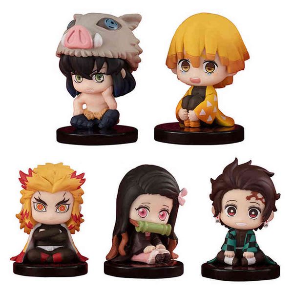 5 style/set q version demon slayer sitting ghost doll tanjiro nidouzi inosuke zenizu figure action figure movie model toys doll g220707 
5 style/set q version demon slayer sitting ghost doll tanjiro nidouzi inosuke zenizu figure action figure movie model toys doll g220707