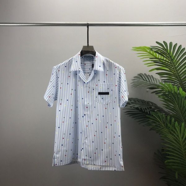 men's casual shirts spring and summer new designer short-sleeved shirt mens lapel cardigans men women shirt, White;black
men's casual shirts spring and summer new designer short-sleeved shirt mens lapel cardigans men women shirt, White;black