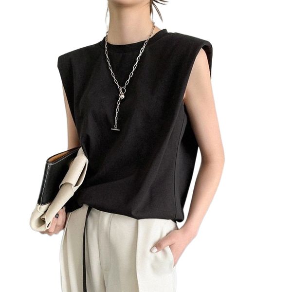 cmore2020ss black and white skin-friendly than horse cotton european and american net red explosions loose sleeveless shoulder pad t-shirt w
cmore2020ss black and white skin-friendly than horse cotton european and american net red explosions loose sleeveless shoulder pad t-shirt w