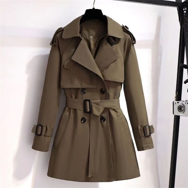 autumn winter elegant women double breasted solid trench coat vintage turndown collar loose trench with belt 3xl 220722, Tan;black
autumn winter elegant women double breasted solid trench coat vintage turndown collar loose trench with belt 3xl 220722, Tan;black