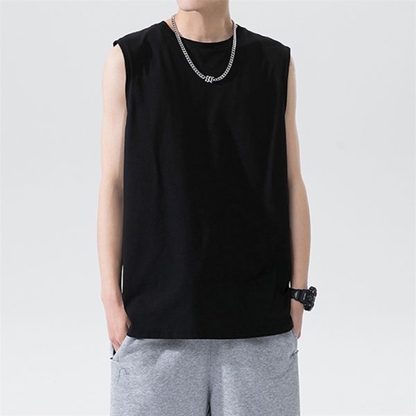 legible summer fashion men' tank cotton sleeveless shirt man loose casual tank men 220421, White;black
legible summer fashion men' tank cotton sleeveless shirt man loose casual tank men 220421, White;black