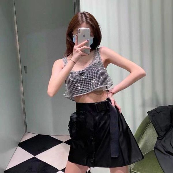 triangle badge t shirts barnd p vest flashing rhinestone hollow mesh camisole womens clothing t-shirt halter tanks tees n5gi, Black;white
triangle badge t shirts barnd p vest flashing rhinestone hollow mesh camisole womens clothing t-shirt halter tanks tees n5gi, Black;white