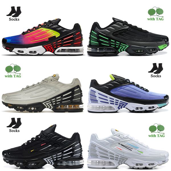 authentic tn plus 3 women mens fashion running shoes tnplus tuned iii rainbow grey navy laser blue light bone black iridescent mesh triple w
authentic tn plus 3 women mens fashion running shoes tnplus tuned iii rainbow grey navy laser blue light bone black iridescent mesh triple w