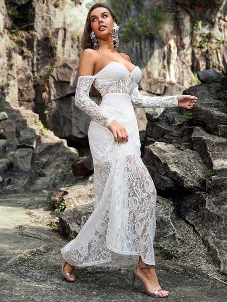 off shoulder lace bustier dress g31r#, Black;gray
off shoulder lace bustier dress g31r#, Black;gray