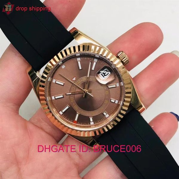 high cost effective mens sky dweller rubber strap watch automatic mechanical 42mm yellow gold 326238 sapphire full function small 244g, Slivery;brown
high cost effective mens sky dweller rubber strap watch automatic mechanical 42mm yellow gold 326238 sapphire full function small 244g, Slivery;brown
