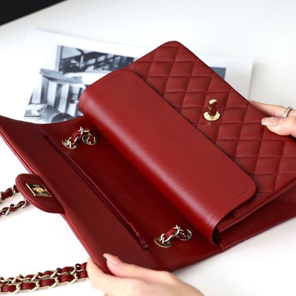 original quality classic luxuries bag designers women flap s 25.5cm caviar plaid shoulder handbag chain designer cross body with box
original quality classic luxuries bag designers women flap s 25.5cm caviar plaid shoulder handbag chain designer cross body with box