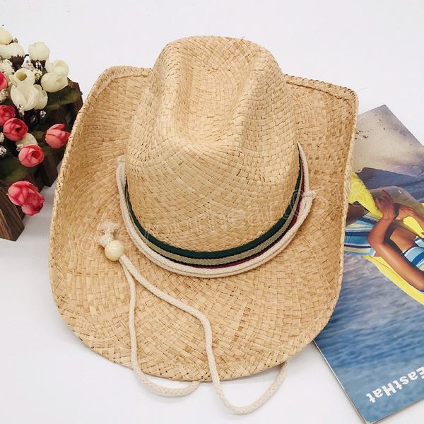 natural raffia straw western cowboy hat for men handmade weave summer beach sun hat sombrero hombre, Blue;gray
natural raffia straw western cowboy hat for men handmade weave summer beach sun hat sombrero hombre, Blue;gray
