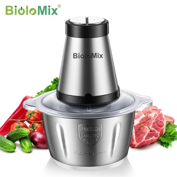biolomix 2 speeds 500w stainless steel 2l capacity electric chopper meat grinder mincer food processor slicer 220707
biolomix 2 speeds 500w stainless steel 2l capacity electric chopper meat grinder mincer food processor slicer 220707