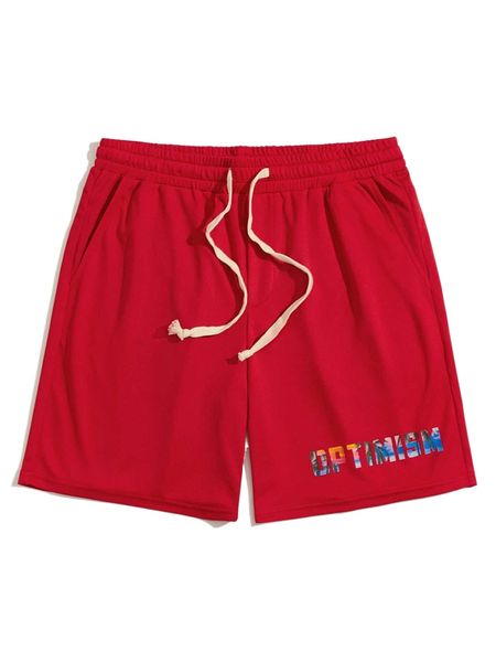 men letter graphic drawstring waist shorts l6pd#, White;black
men letter graphic drawstring waist shorts l6pd#, White;black