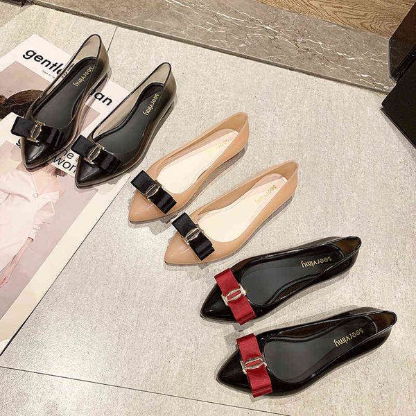 jelly shoes women's transparent plastic antiskid pointed fashion single flat bottom shallow mouth four seasons korean, Black
jelly shoes women's transparent plastic antiskid pointed fashion single flat bottom shallow mouth four seasons korean, Black