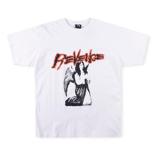 t shirt men women vitntage angel printed tee oversize short sleeve 22fw, White;black
t shirt men women vitntage angel printed tee oversize short sleeve 22fw, White;black