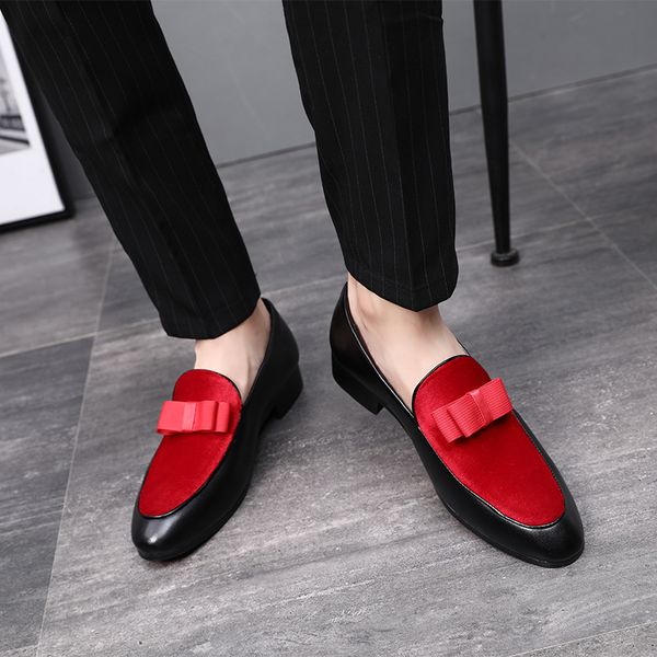 dress shoes men 2022 new fashion formal shoes bowknot wedding flats casual slip on shoes black patent leather suede loafers
dress shoes men 2022 new fashion formal shoes bowknot wedding flats casual slip on shoes black patent leather suede loafers