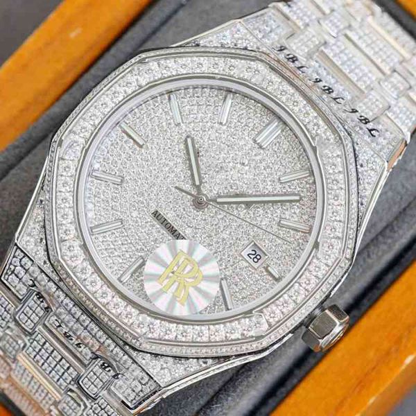 2023handmade of diamonds watch mens automatic mechanical watch 40mm with diamond-studded steel 904l sapphire ladi busins wristwatch m, Slivery;brown
2023handmade of diamonds watch mens automatic mechanical watch 40mm with diamond-studded steel 904l sapphire ladi busins wristwatch m, Slivery;brown