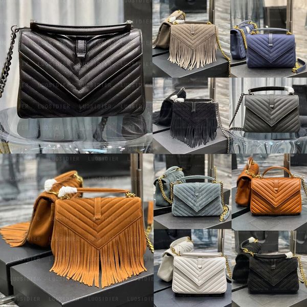 college medium chain bag suede with fringes chevron-quilted overstitching handle leather shoulder strap crossbody handbag luxury designer
college medium chain bag suede with fringes chevron-quilted overstitching handle leather shoulder strap crossbody handbag luxury designer