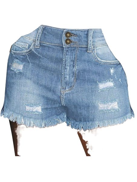 women's high waisted jean shorts ripped stretchy casual summer denim shorts u1a7#, White;black
women's high waisted jean shorts ripped stretchy casual summer denim shorts u1a7#, White;black