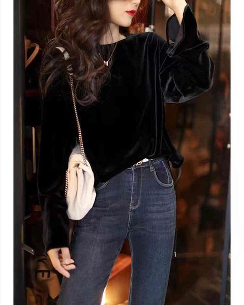 women's blouses & shirts th silk velvet solid color loose texture light luxury hem drawstring shirt top, White
women's blouses & shirts th silk velvet solid color loose texture light luxury hem drawstring shirt top, White