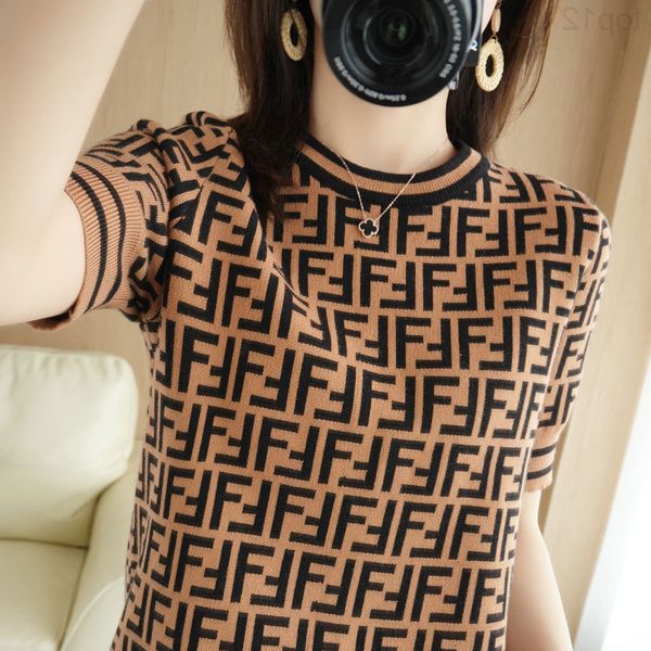 designer spring and summer round neck loose large size sweater jacquard short sleeve foreign style outer coat inner bottom shirt 2022, White
designer spring and summer round neck loose large size sweater jacquard short sleeve foreign style outer coat inner bottom shirt 2022, White